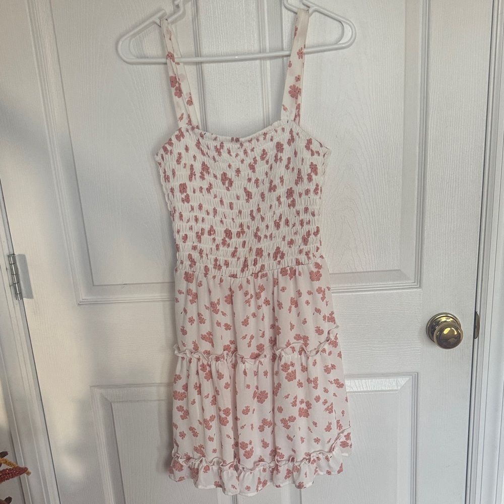 Sienna Sky Pink Floral Smocked Dress